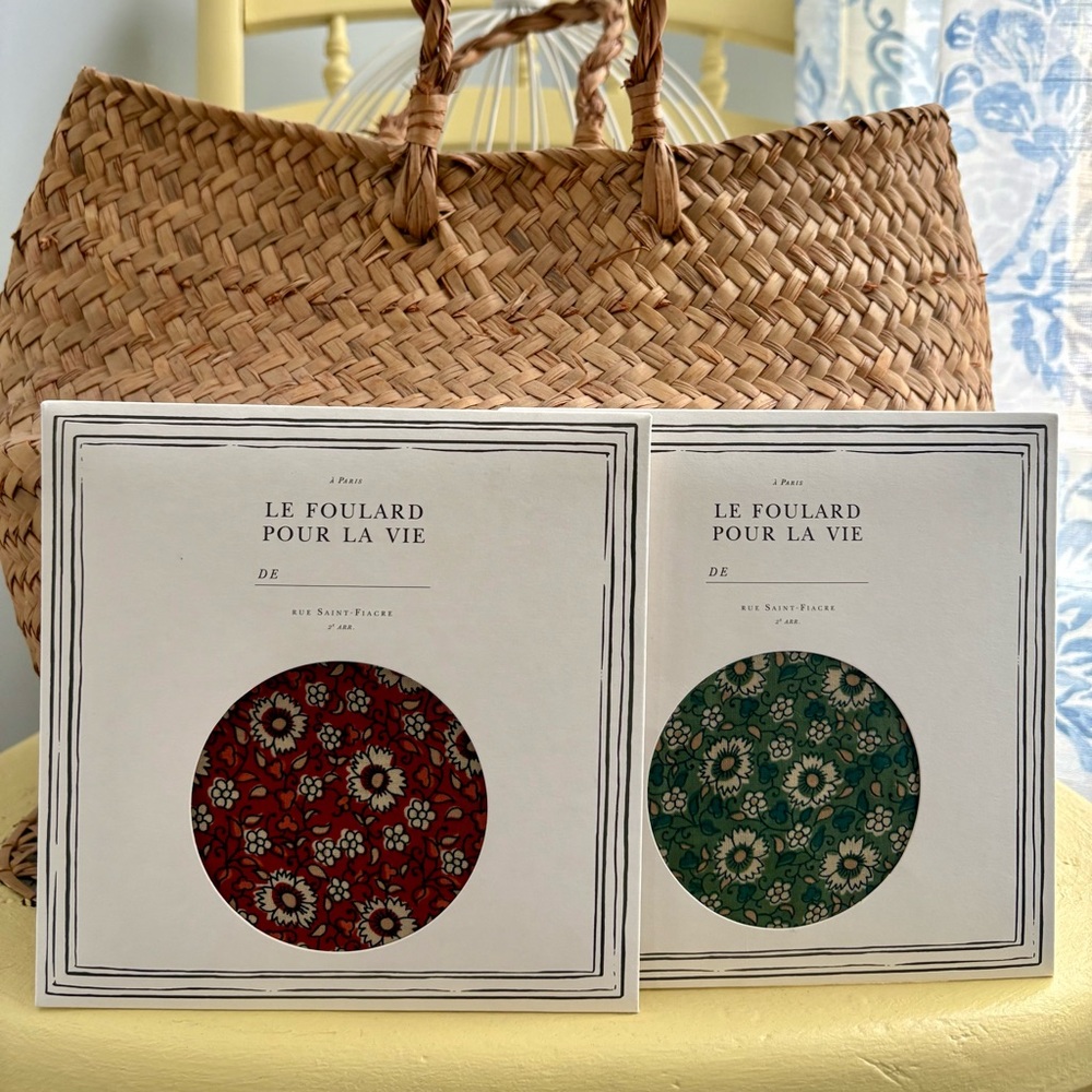 Sezane Le Foulard Scarf - Green Only